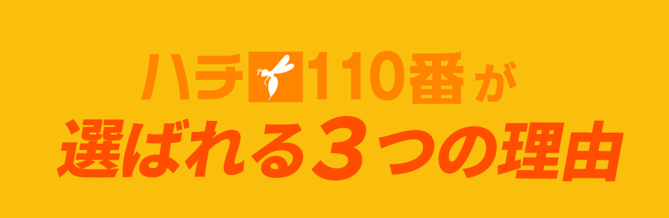 選ばれる３つの理由